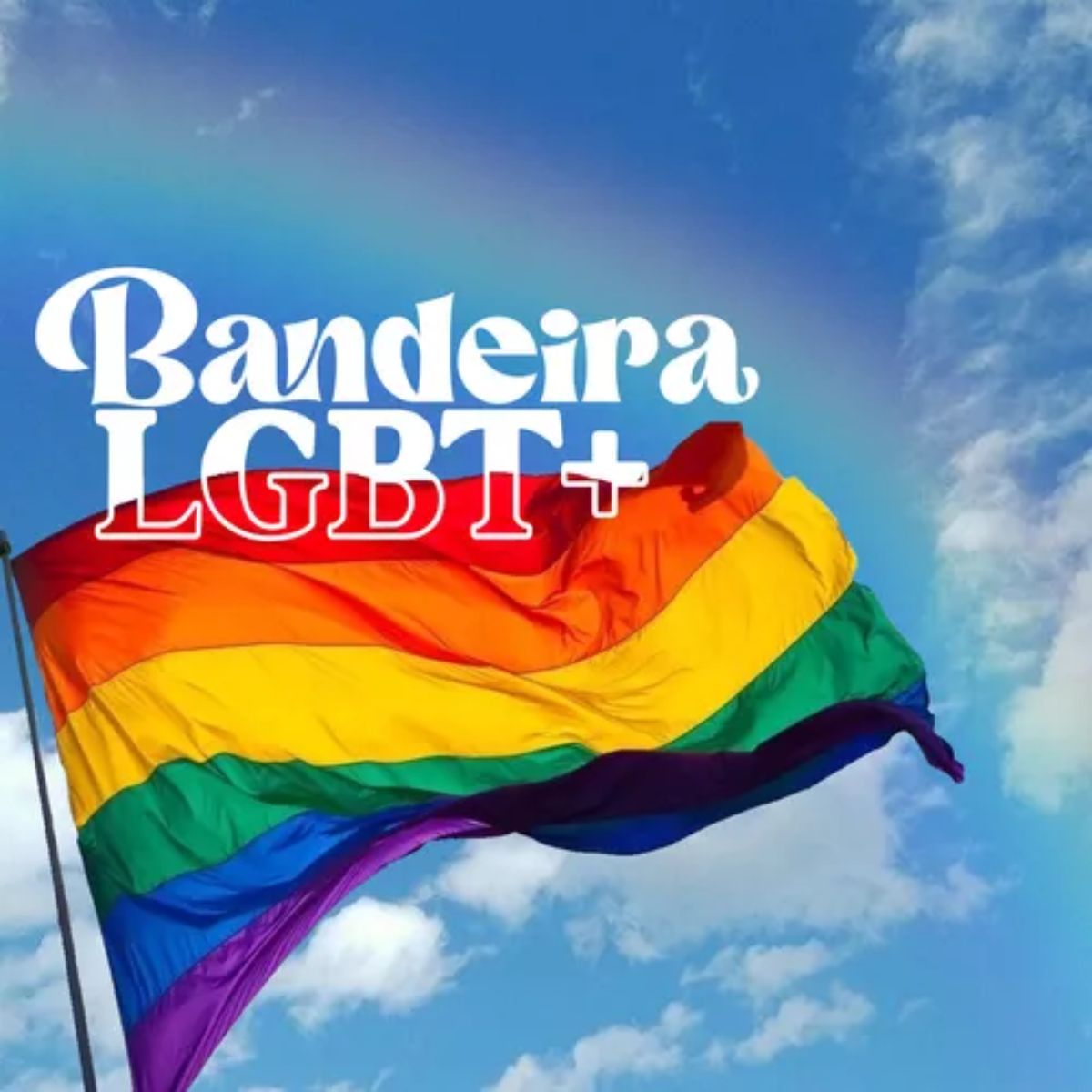 Kit Bandeira Adereço + Leque Arco-íris Orgulho Lgbtqia+ Kit Bandeira Adereço + Leque Arco-íris Orgulho Lgbtqia+